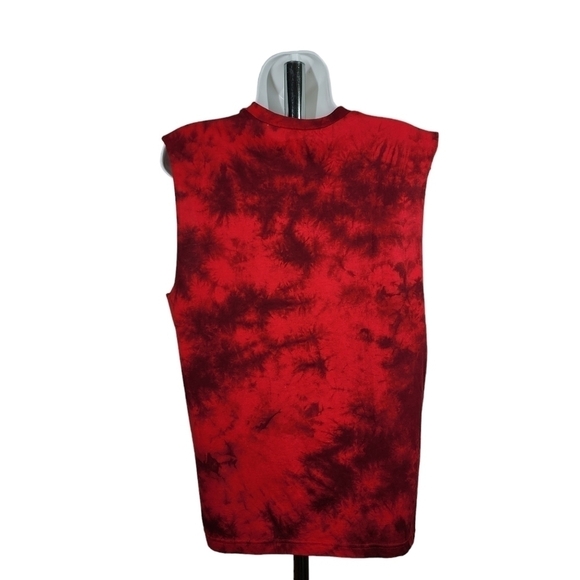 AC DC TIE DYED SLEEVESS TEE-SHIRT - Picture 3 of 5